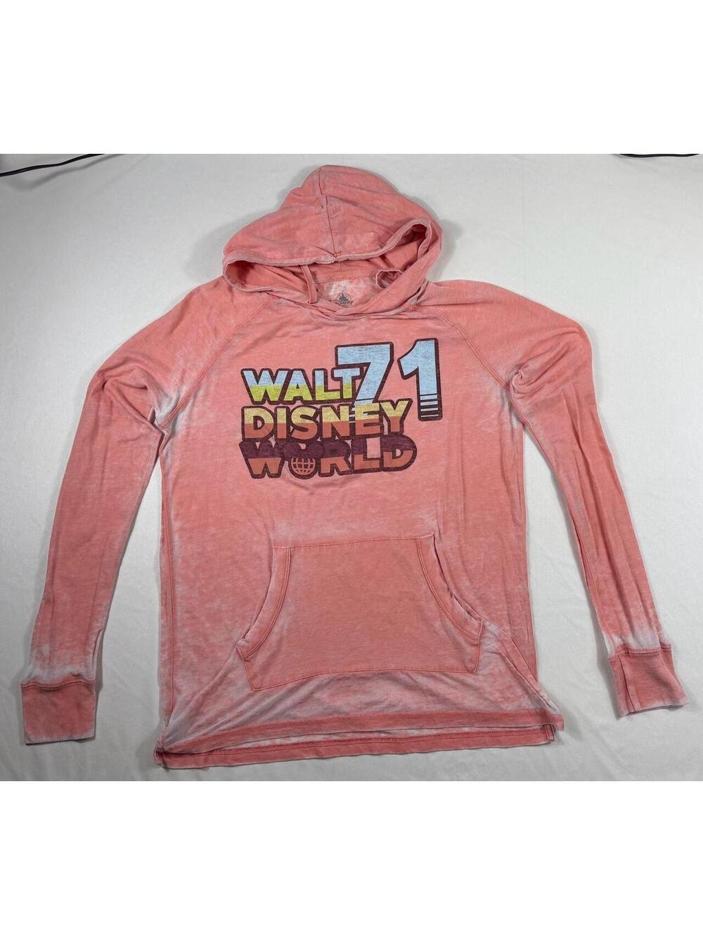 Disney Parks Walt Disney World 71 Vintage Wash Pullover Hoodie